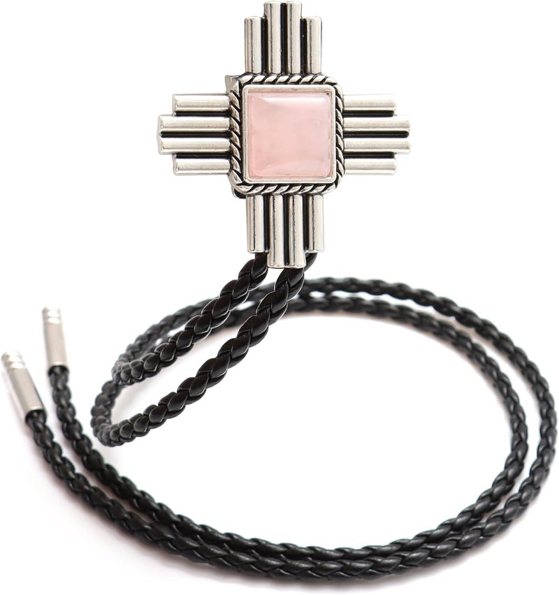 Wentur Stone Bolo Ties for Men Western - Vintage Cowboy Bolo Tie for Women Western Costume Accessories - Image 1